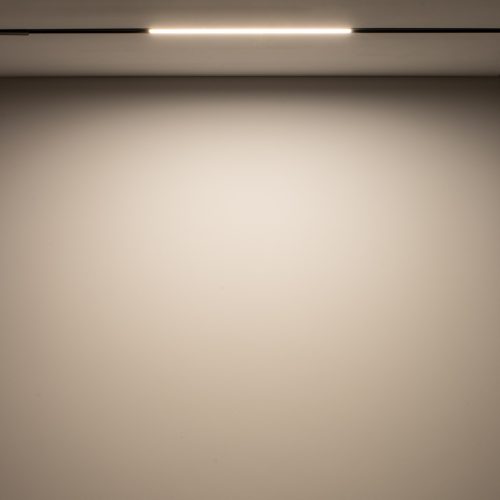 Sínre szerelhető spotlámpa, sínre szerelhető lámpa, 1 fázisú LED, 15W, 700lm, 3000K, meleg fekete, modern LVM LINE 10148, Nowodvorski