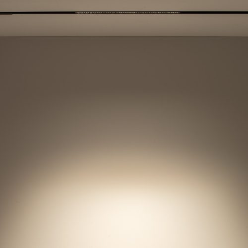 Sínre szerelhető spotlámpa, sínre szerelhető lámpa, 1 fázisú LED, 15W, 1300lm, 3000K, meleg fekete, ipari, LVM FOCUS 10150, Nowodvorski