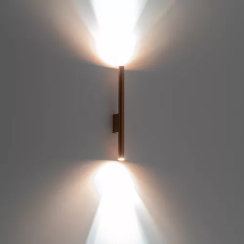 Fali lámpa, felületre szerelhető, 2x G9, réz, modern, LASER WALL, 10564, Nowodvorski