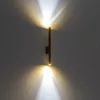 Fali lámpa, felületre szerelhető, 2x G9, arany, modern, LASER WALL, 10562, Nowodvorski