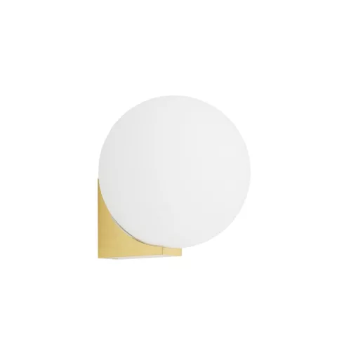 Fali lámpa, felületre szerelhető, G9, arany, vízálló, fürdőszobai, IP44, modern, ALOE, 10525, Nowodvorski
