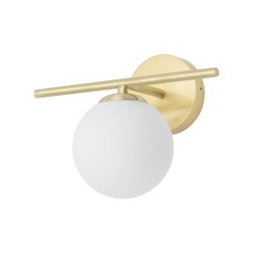   Fali lámpa, felületre szerelhető, G9, arany, vízálló, fürdőszobai lámpa, IP44, modern, ARALIA, 10527, Nowodvorski