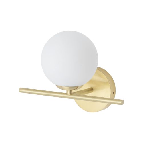 Fali lámpa, felületre szerelhető, G9, arany, vízálló, fürdőszobai lámpa, IP44, modern, ARALIA, 10527, Nowodvorski