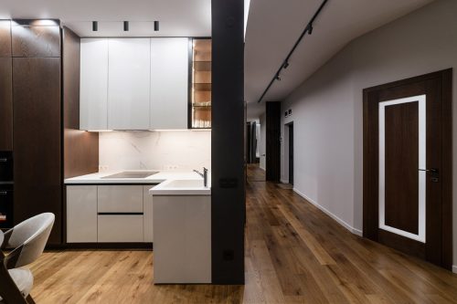 Sínre szerelhető spotlámpa, sínre szerelhető lámpa, 1 fázisú LED, 7W, 530lm, 3000K, meleg fekete, modern PROFIL TINOS 10381, Nowodvorski