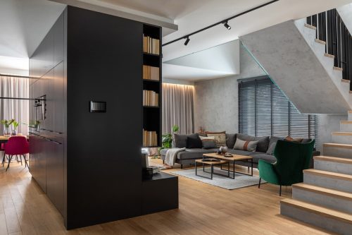 Sínre szerelhető spotlámpa sínhez, 1 fázisú LED, 20W, 1700lm, 3000K, meleg fekete, modern PROFIL TINOS 10383 Nowodvorski