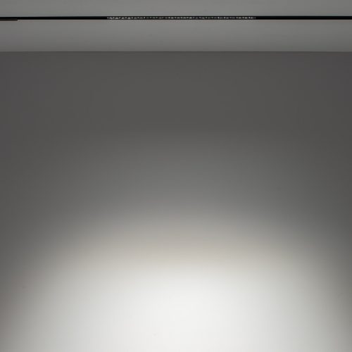 Sínre szerelhető spotlámpa, 1 fázisú LED, 15W, 1400lm, 4000K, semleges fekete, ipari, LVM FOCUS 10643, Nowodvorski