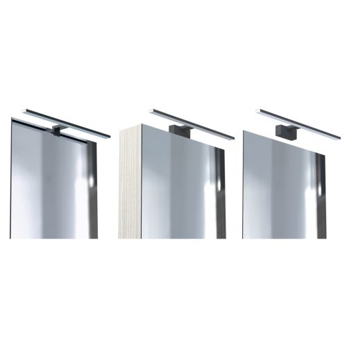 Fali lámpa, felületre szerelhető LED lámpa, 8W, 600lm, 3000K, meleg króm, vízálló, fürdőszobai, IP44, modern, CEZANNE LED S, 10665, Nowodvorski