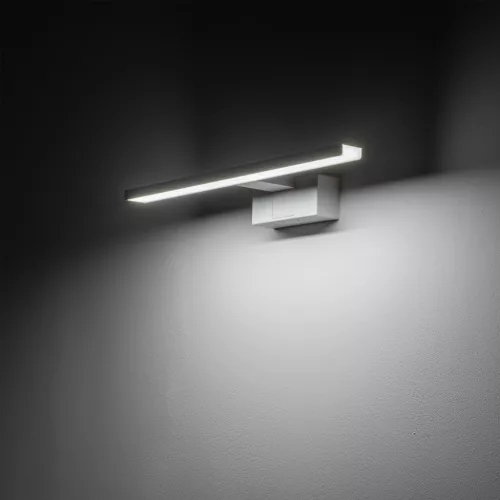 Fali lámpa, felületre szerelhető LED lámpa, 8W, 650lm, 4000K, semleges fehér, vízálló, fürdőszobai, IP44, modern, CEZANNE LED S, 10683, Nowodvorski