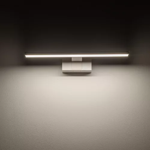 Fali lámpa, felületre szerelhető LED lámpa, 8W, 600lm, 3000K, meleg fehér, vízálló, fürdőszobai, IP44, modern, CEZANNE LED S, 10672, Nowodvorski