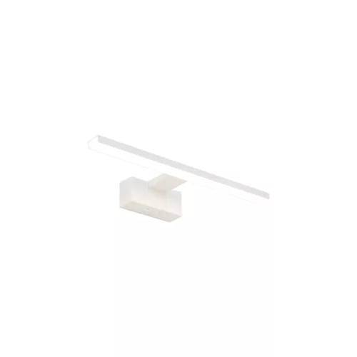 Fali lámpa, felületre szerelhető LED lámpa, 8W, 600lm, 3000K, meleg fehér, vízálló, fürdőszobai, IP44, modern, CEZANNE LED S, 10672, Nowodvorski