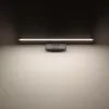 Fali lámpa, felületre szerelhető LED lámpa, 8W, 550lm, 3000K, meleg fekete, vízálló, fürdőszobai, IP44, modern, CEZANNE LED S, 10668, Nowodvorski