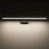 Fali lámpa, felületre szerelhető LED lámpa, 12W, 850lm, 3000K, meleg fekete, vízálló, fürdőszobai, IP44, modern, CEZANNE LED M, 10670, Nowodvorski