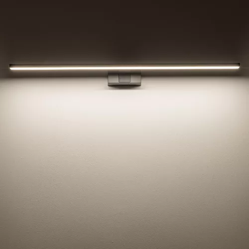 Fali lámpa, felületre szerelhető LED lámpa, 15W, 1050lm, 3000K, meleg fekete, vízálló, fürdőszobai, IP44, modern, CEZANNE LED L, 10671, Nowodvorski