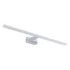 Fali lámpa, felületre szerelhető LED lámpa, 15W, 1100lm, 3000K, meleg króm, vízálló, fürdőszobai, IP44, modern, CEZANNE LED L, 10667, Nowodvorski