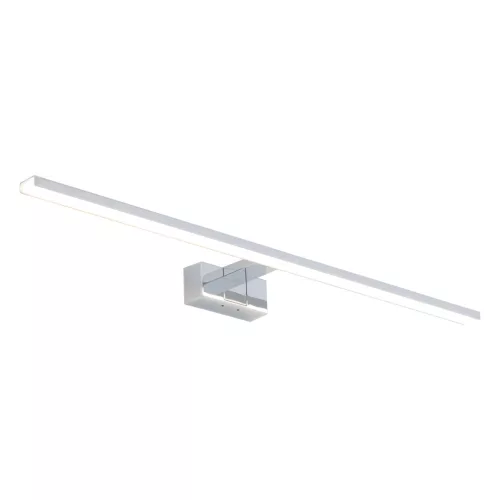 Fali lámpa, felületre szerelhető LED lámpa, 15W, 1100lm, 3000K, meleg króm, vízálló, fürdőszobai, IP44, modern, CEZANNE LED L, 10667, Nowodvorski