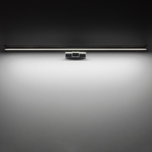 Fali lámpa, felületre szerelhető LED lámpa, 15W, 1200lm, 4000K, semleges króm, vízálló, fürdőszobai, IP44, modern, CEZANNE LED L, 10682, Nowodvorski