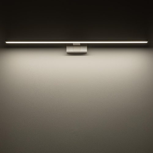 Fali lámpa, felületre szerelhető LED lámpa, 15W, 1100lm, 3000K, meleg fehér, vízálló, fürdőszobai, IP44, modern, CEZANNE LED L, 10674, Nowodvorski