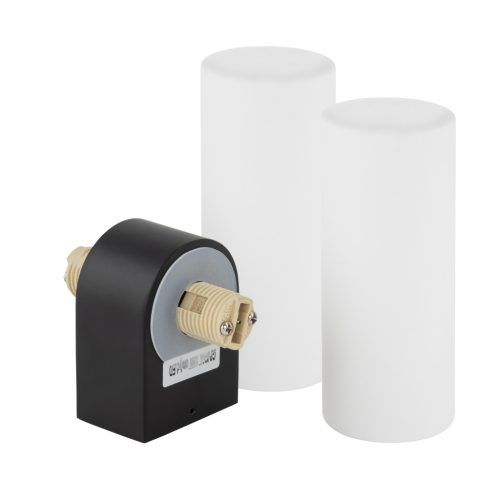 Fali lámpa, felületre szerelhető, 2x G9, fekete, vízálló, fürdőszobai, IP44, modern, NATALIE, 10728, Nowodvorski