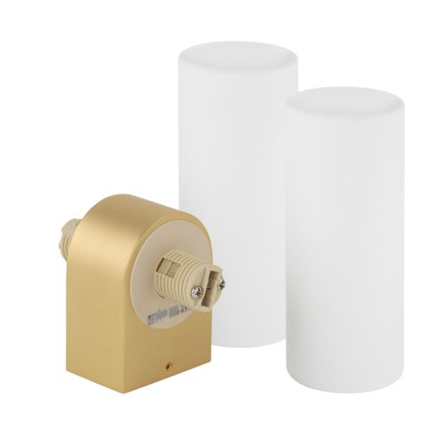 Fali lámpa, felületre szerelhető, 2x G9, arany, vízálló, fürdőszobai, IP44, modern, NATALIE, 10727, Nowodvorski