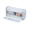 Fali lámpa, felületre szerelhető LED lámpa, 15W, 1000lm, 4000K, semleges króm, vízálló, fürdőszobai, IP44, modern, PALMAS LED 10729, Nowodvorski