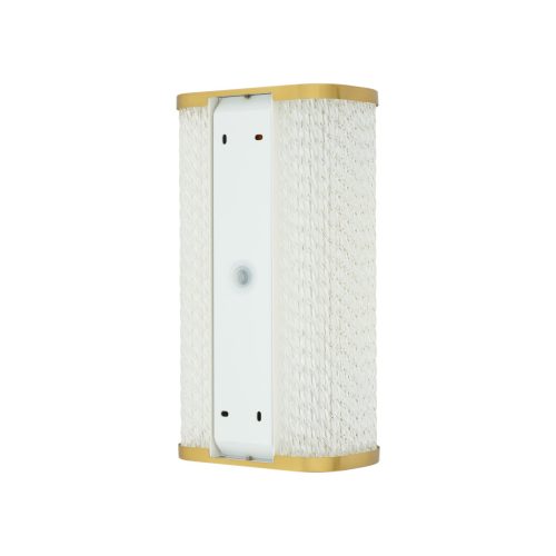 Fali lámpa, felületre szerelhető LED lámpa, 15W, 1000lm, 4000K, semleges arany, vízálló, fürdőszobai, IP44, modern, PALMAS LED 10730, Nowodvorski