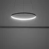 Mennyezeti lámpa, függő x LED 21W 660lm 3000K Meleg Fekete Modern CIRCOLO LED M 10812 Nowodvorski