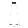 Mennyezeti lámpa, függő x LED, 18W, 560lm, 3000K, meleg fekete, modern CIRCOLO LED S, 10813, Nowodvorski
