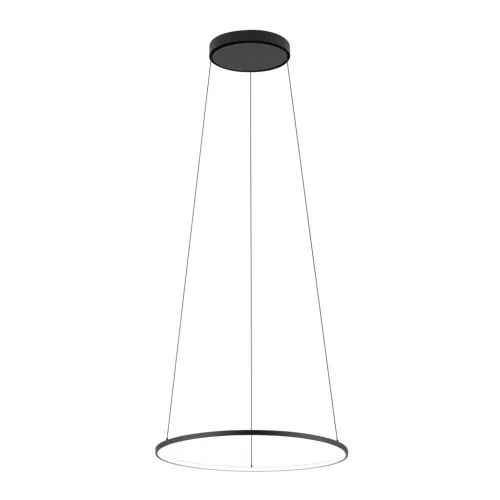 Mennyezeti lámpa, függő x LED, 18W, 560lm, 3000K, meleg fekete, modern CIRCOLO LED S, 10813, Nowodvorski
