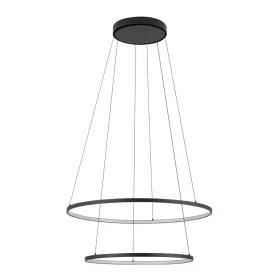   Mennyezeti lámpa, függő x LED, 35W, 1200lm, 3000K, meleg fekete, modern CIRCOLO LED 10814, Nowodvorski