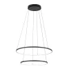 Mennyezeti lámpa, függő x LED, 35W, 1200lm, 3000K, meleg fekete, modern CIRCOLO LED 10814, Nowodvorski