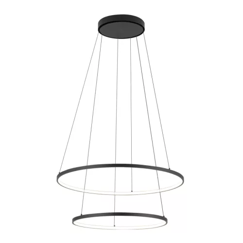 Mennyezeti lámpa, függő x LED, 35W, 1200lm, 3000K, meleg fekete, modern CIRCOLO LED 10814, Nowodvorski