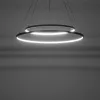 Mennyezeti lámpa, függő x LED, 35W, 1200lm, 3000K, meleg fekete, modern CIRCOLO LED 10814, Nowodvorski