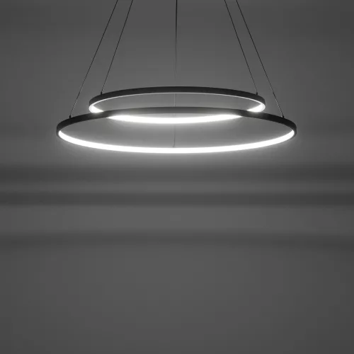 Mennyezeti lámpa, függő x LED, 35W, 1200lm, 3000K, meleg fekete, modern CIRCOLO LED 10814, Nowodvorski