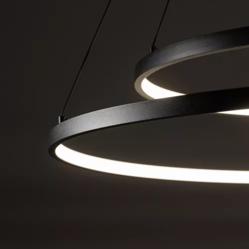 Mennyezeti lámpa, függő x LED, 35W, 1200lm, 3000K, meleg fekete, modern CIRCOLO LED 10814, Nowodvorski