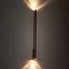 Fali lámpa, felületre szerelhető, 2x G9, réz, modern, LASER WALL XL, 10831, Nowodvorski