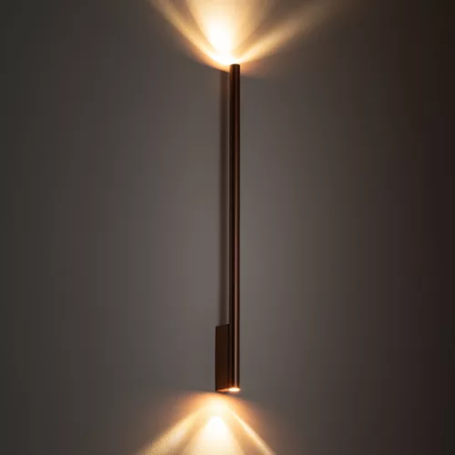Fali lámpa, felületre szerelhető, 2x G9, réz, modern, LASER WALL XL, 10831, Nowodvorski