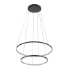 Mennyezeti lámpa, függő x LED, 35W, 1300lm, 4000K, semleges fekete, modern CIRCOLO LED 10864, Nowodvorski