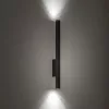 Fali lámpa, felületre szerelhető, 2x GU10, szürke, modern, FOURTY WALL XL, 10893, Nowodvorski