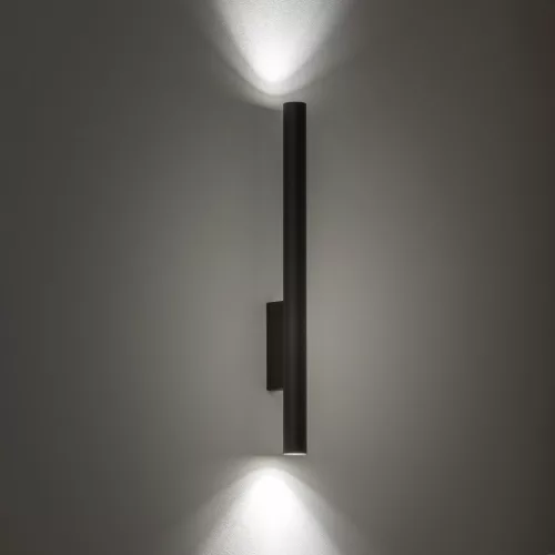 Fali lámpa, felületre szerelhető, 2x GU10, szürke, modern, FOURTY WALL XL, 10893, Nowodvorski