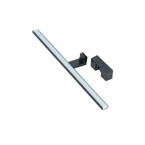 Fali lámpa, felületre szerelhető LED lámpa, 12W, 900lm, 4000K, semleges fekete, vízálló, fürdőszobai, IP44, modern, CEZANNE LED M, 10677, Nowodvorski