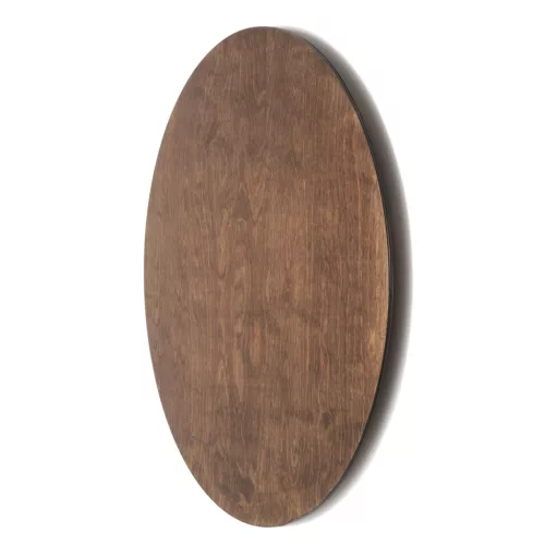 Fali lámpa, felületre szerelhető LED lámpa, 22W, 400lm, 3000K, melegbarna, skandináv, RING TIMBER LED XXL 11178, Nowodvorski
