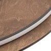 Fali lámpa, felületre szerelhető LED lámpa, 22W, 400lm, 3000K, melegbarna, skandináv, RING TIMBER LED XXL 11178, Nowodvorski