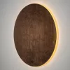 Fali lámpa, felületre szerelhető LED lámpa, 22W, 400lm, 3000K, melegbarna, skandináv, RING TIMBER LED XXL 11178, Nowodvorski
