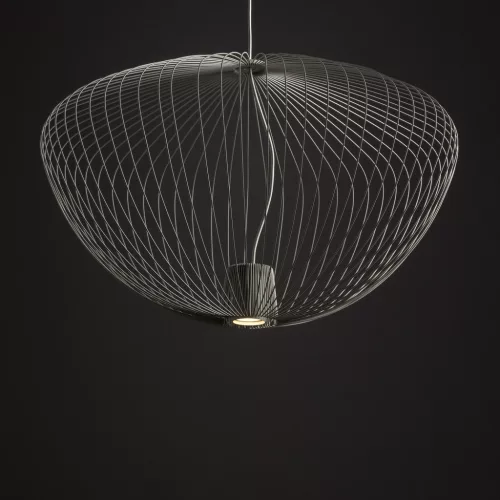 Nowodvorski függesztett lámpa, szürke, modern PUMPKIN L, GU10, 11251