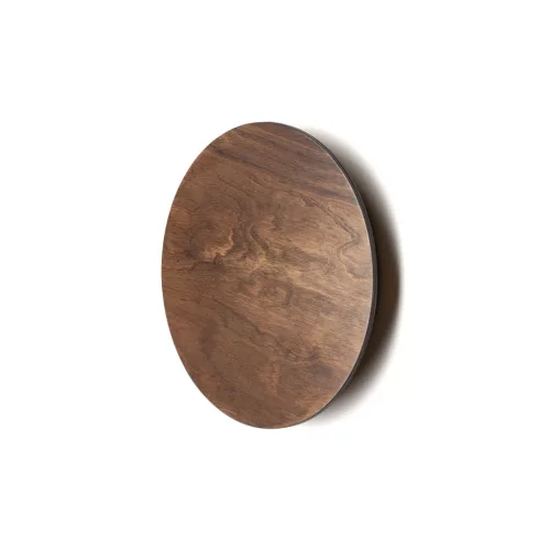 Fali lámpa, felületre szerelhető LED lámpa, 10W, 130lm, 3000K, melegbarna, skandináv, RING TIMBER LED M, 11290, Nowodvorski