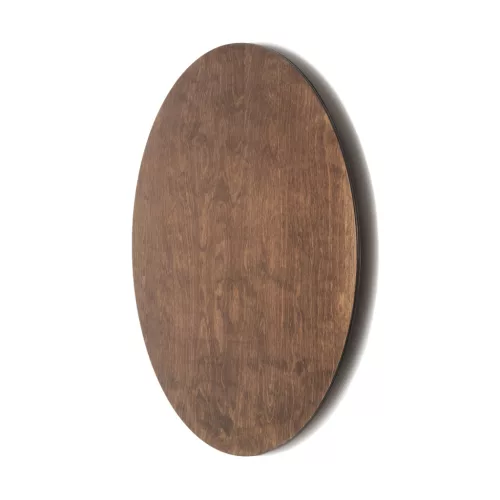 Fali lámpa, felületre szerelhető LED lámpa, 16W, 290lm, 3000K, melegbarna, skandináv, RING TIMBER LED XL, 11292, Nowodvorski