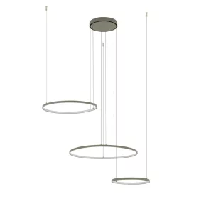   Mennyezeti lámpa, függő x LED 45W 1600lm 3000K Meleg Oliva Modern CIRCOLO LED 11398 Nowodvorski