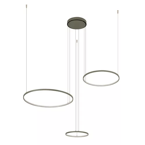 Mennyezeti lámpa, függő x LED 45W 1600lm 3000K Meleg Oliva Modern CIRCOLO LED 11398 Nowodvorski