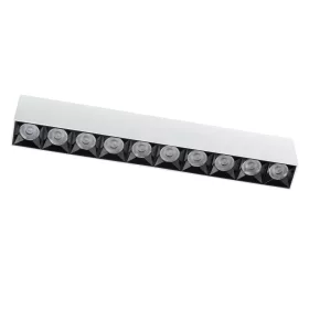   Felületre szerelhető LED mennyezeti lámpatest 40W 3500lm 3000K melegfehér CRI90 36° fehér modern MIDI Nowodvorski