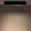 Felületre szerelhető LED mennyezeti lámpatest 40W 3500lm 3000K melegfehér CRI90 36° fekete modern MIDI Nowodvorski